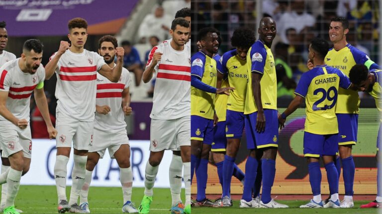 مباراة الزمالك والنصر في البطولة العربية