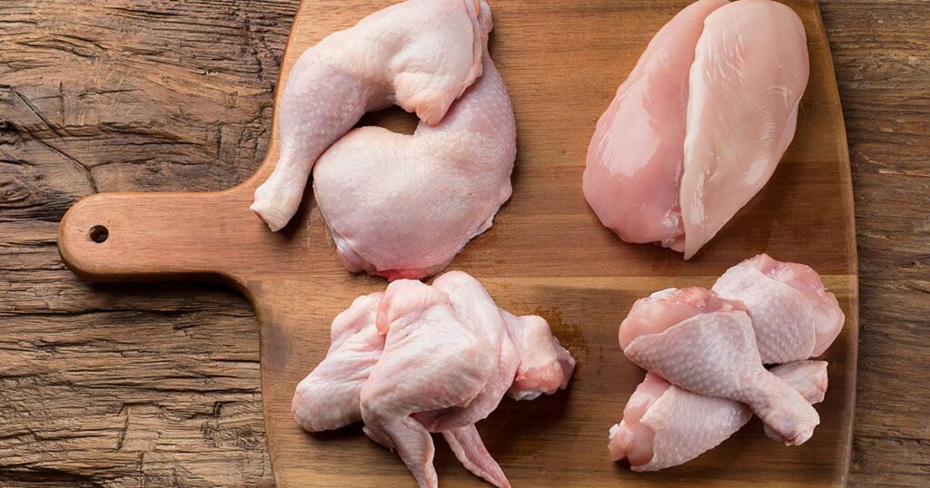 raw chicken