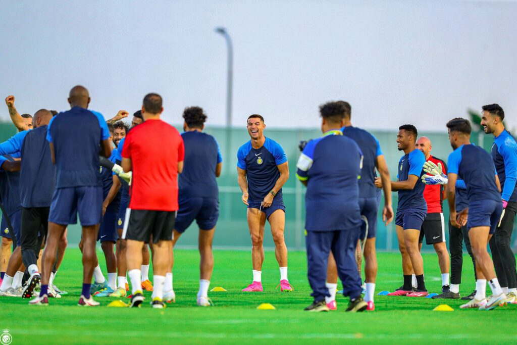 كريستيانو رونالدو من تدريب النصر السعودي