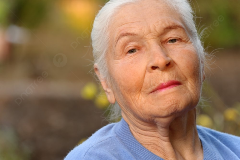 pngtree portrait of the elderly woman a photo on outdoors picture image 2363908