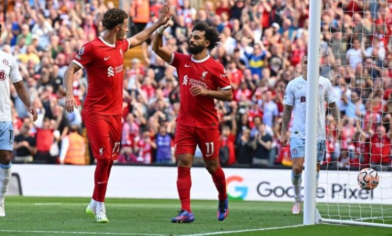 محمد صلاح لاعب ليفربول الإنجليزي