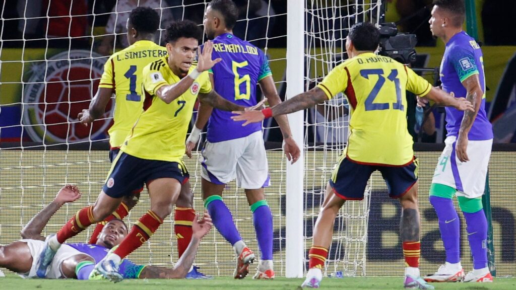 لويس دياز أمام البرازيل