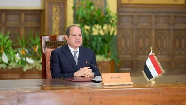 الرئيس المصري عبد الفتاح السيسي