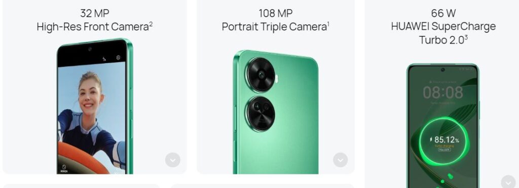 مواصفات هواتف HUAWEI nova 12