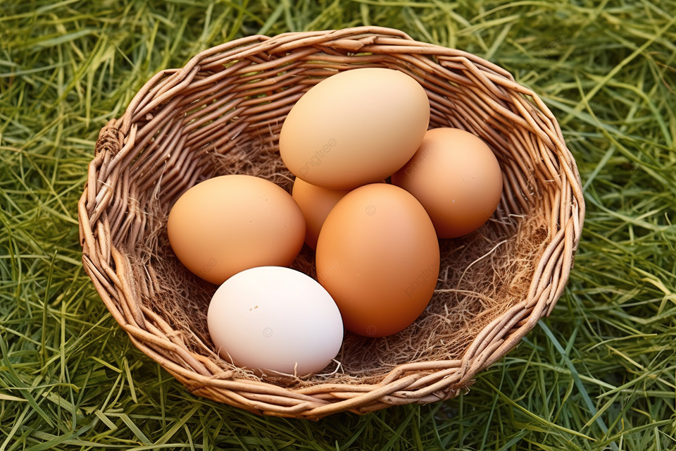 pngtree eggs in basket basket photo image 13199682