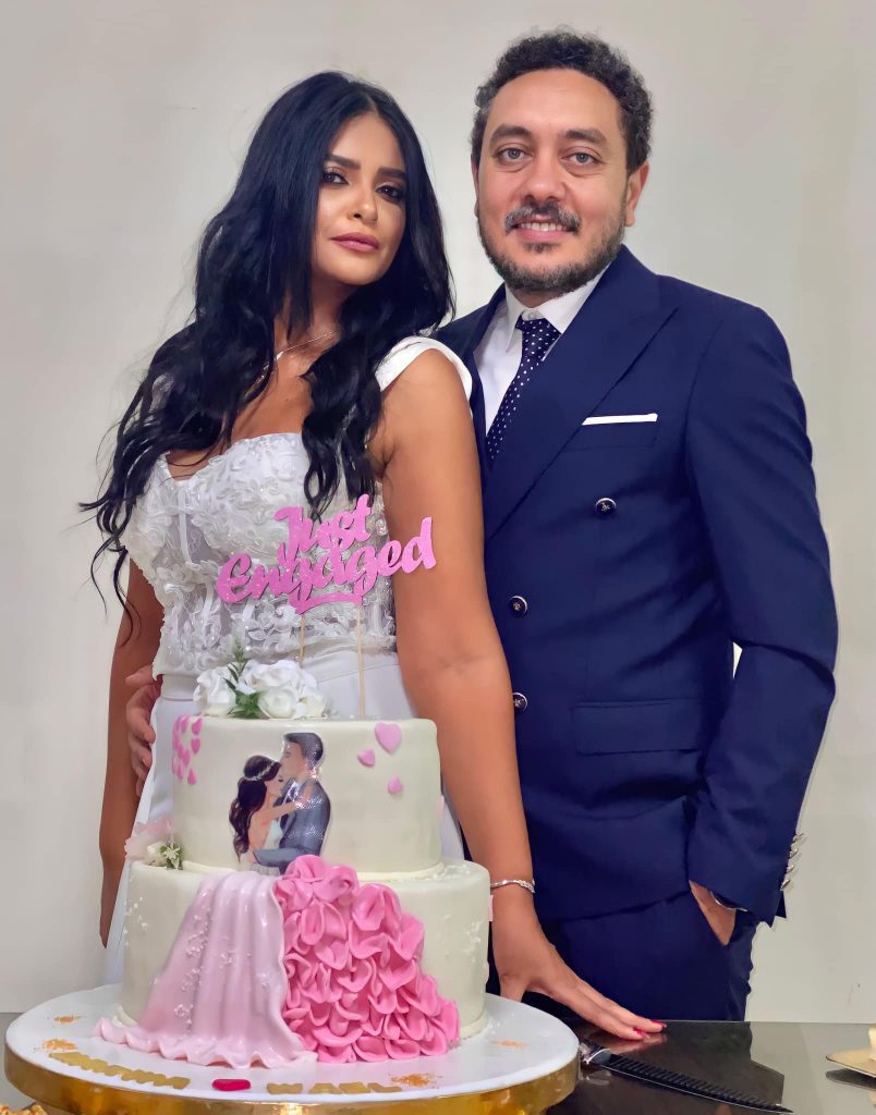 خطوبة مروة الأزلي ووائل فرج