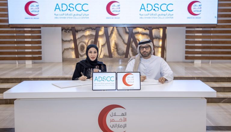 تعاون مركز أبوظبي للخلايا الجذعية والهلال الأحمر الإماراتي