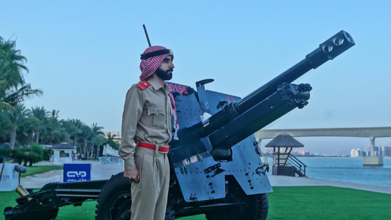 مدافع العيد في دبي شرطة دبي تستعد للاحتفال بعيد الفطر 2024