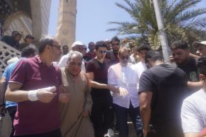 صور من تشييع أحمد صالح شقيق مدحت صالح