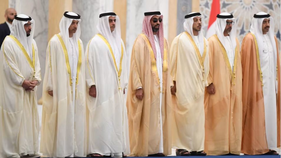 أبناء الشيخ زايد بن سلطان آل نهيان مؤسس الإمارات ورئيسها الأول العام 2019