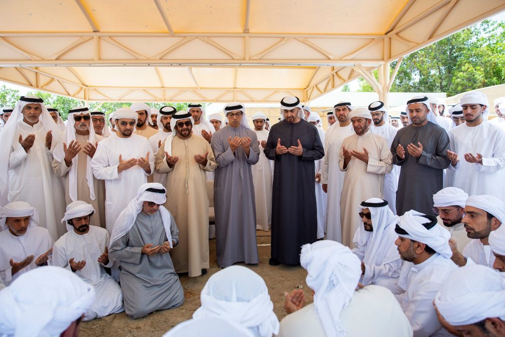 جنازة على طحنون بن محمد آل نهيان