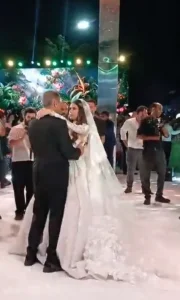 لقطات من حفل زفاف ابنة المنتج محمد السعدي