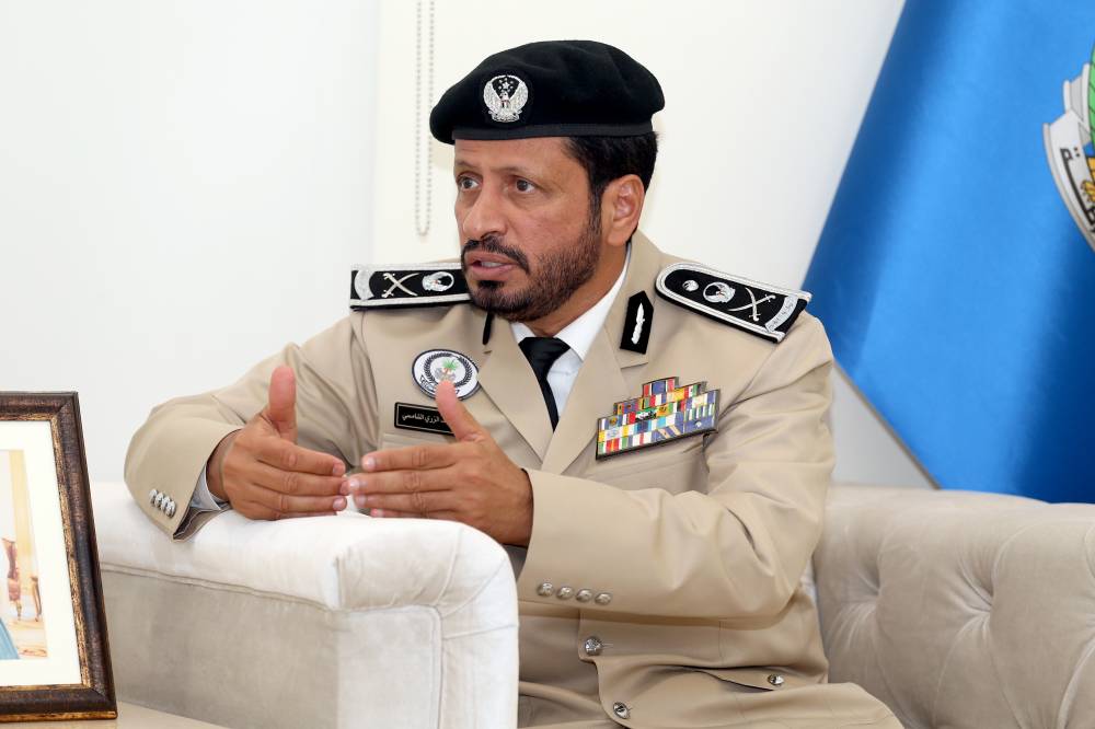 اللواء سيف الزري الشامسي قائد عام شرطة الشارقة