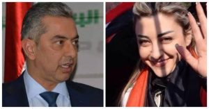 لونا الشبل وزوجها عمار ساعاتي 