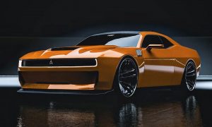 2024 Dodge Challenger eMuscle Car Rendering. Adry53Customs 7