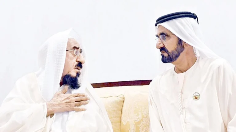 محمد علي سلطان العلماء وسمو الشيخ محمد بن راشد آل مكتوم