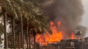 حريق مدينة الإنتاج الإعلامي