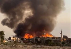 حريق مدينة الإنتاج الإعلامي