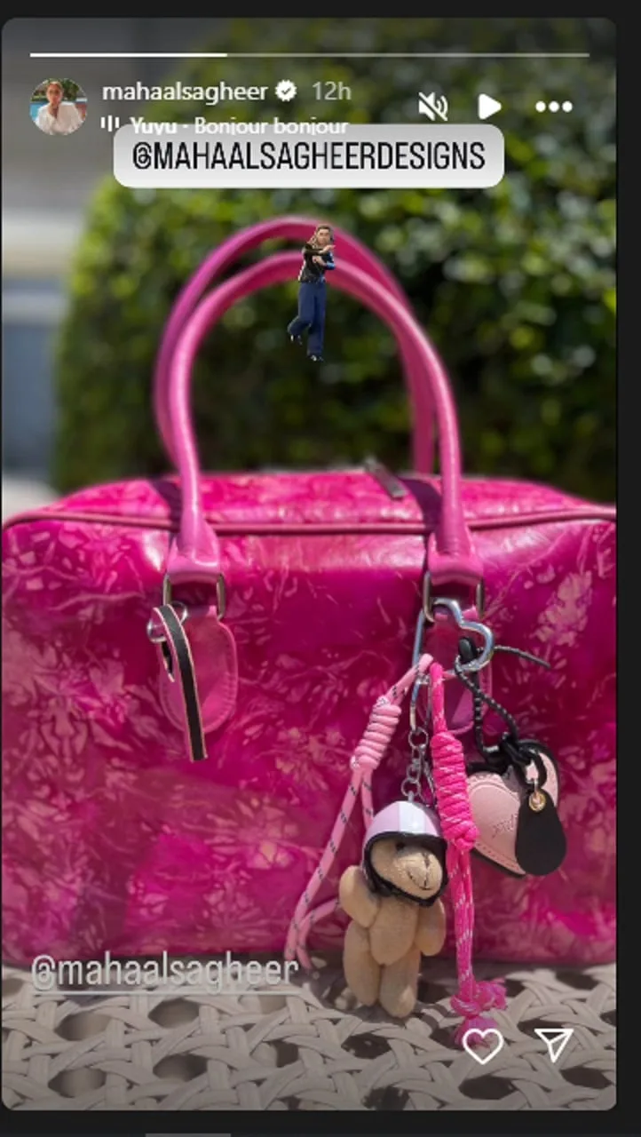 مها الصغير تتجاوز أزمة "اللوحات المسروقة" وتعود إلى التصميم بثقة وسط دهشة المتابعين مها الصغير