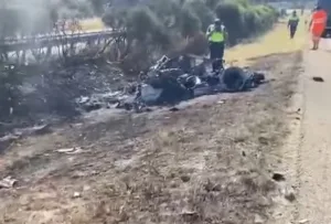 شاهد بالفيديو، لحظة انفجار سيارة ديوغو جوتا مع شقيقه IMG 5866