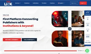 "يلا لينك".. منصة رقمية شاملة تربط الناشرين بالمؤسسات الثقافية والتعليمية وتدعم صناعة الكتاب يلا لينك