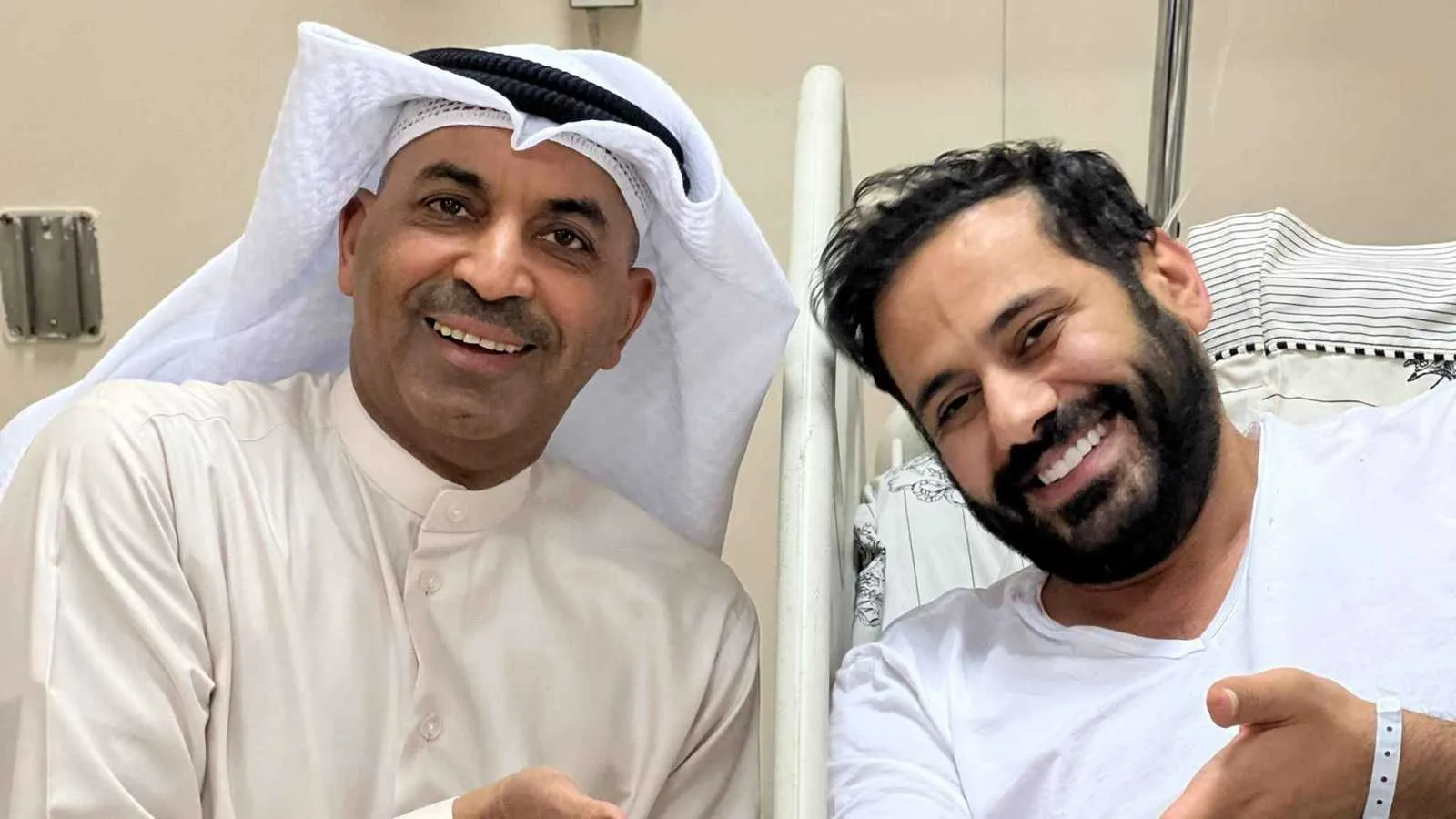 عبد الله بوشهري يتعافى بعد جراحة دقيقة ويخاطب الجماهير عبد الله بوشهري