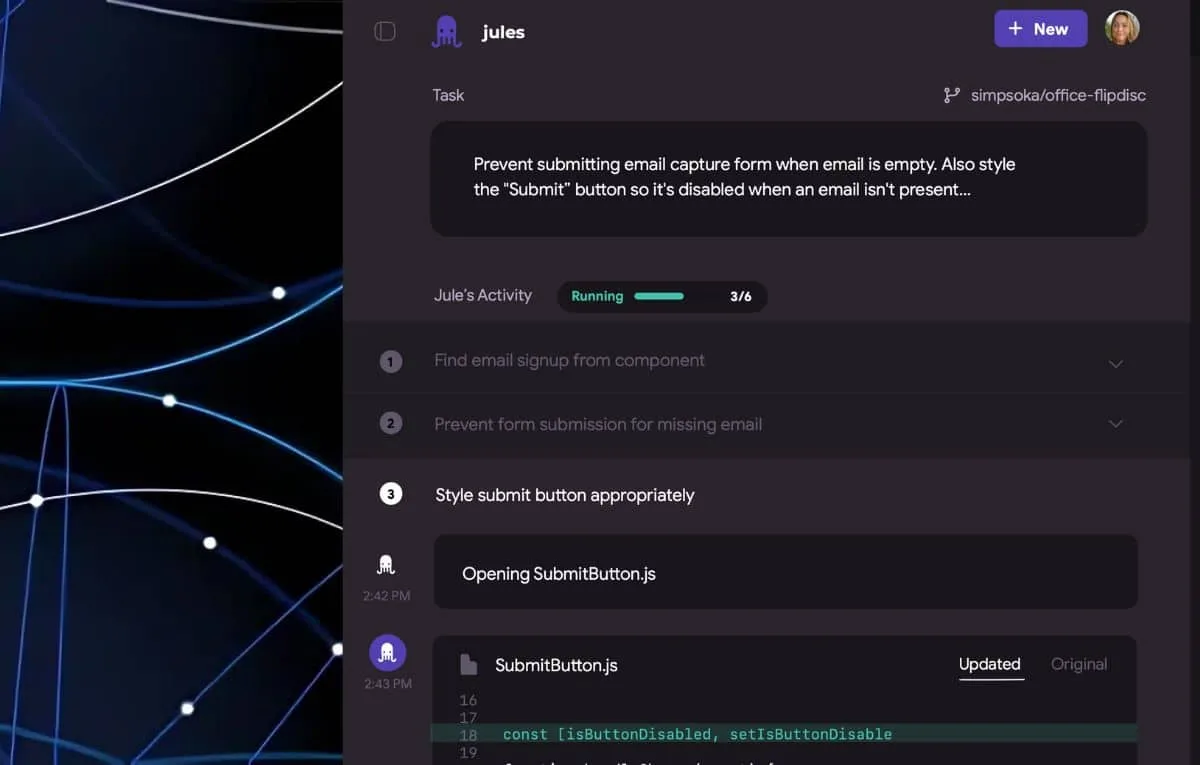 Jules: أداة جوجل الجديدة تُعيد رسم ملامح البرمجة الذكية Jules