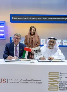 بحضور الشيخة بدور بنت سلطان "الإمارات لحقوق النسخ" تبرم اتفاقية ترخيص مع الجامعة الأميركية ضمن فعاليات "الشارقة الدولي للكتاب 2025" 8618c7aa 3d43 469f b2fb 7ebaa980a7df