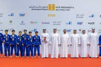 جوجيتسو الإمارات: منصور بن محمد يتوج أبطال كأس نائب رئيس الدولة في ليلة تاريخية