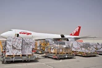 الفارس الشهم 3 تسير مساعدات عاجلة لغزة عبر مطار آل مكتوم