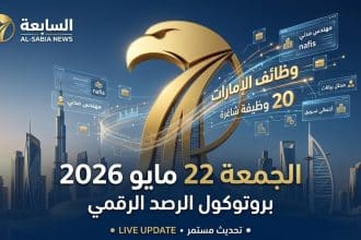 وظائف الإمارات اليوم 22 مايو 2026: رصد 20 شاغراً برواتب تبدأ من 12,000 درهم