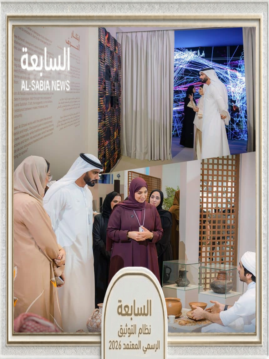 وزير الثقافة يزور جناح الحرفيين في «اصنع في الإمارات» ويطّلع على مبادرات صون الموروث الإماراتي