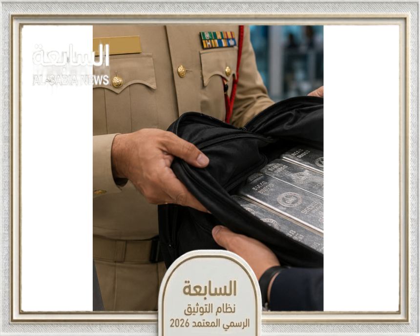 شرطة دبي تعيد سبائك فضة بمليوني درهم لمسافر في 60 دقيقة