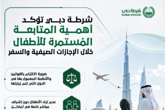 حماية الأطفال أثناء السفر.. شرطة دبي تصدر دليلاً توعوياً شاملاً للأسر